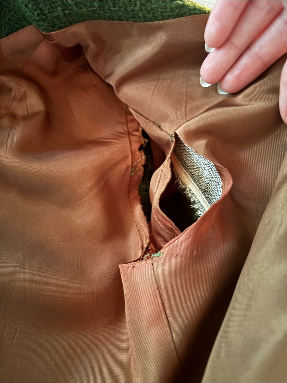 Vintage Green Jacket - Picture 3 of 4